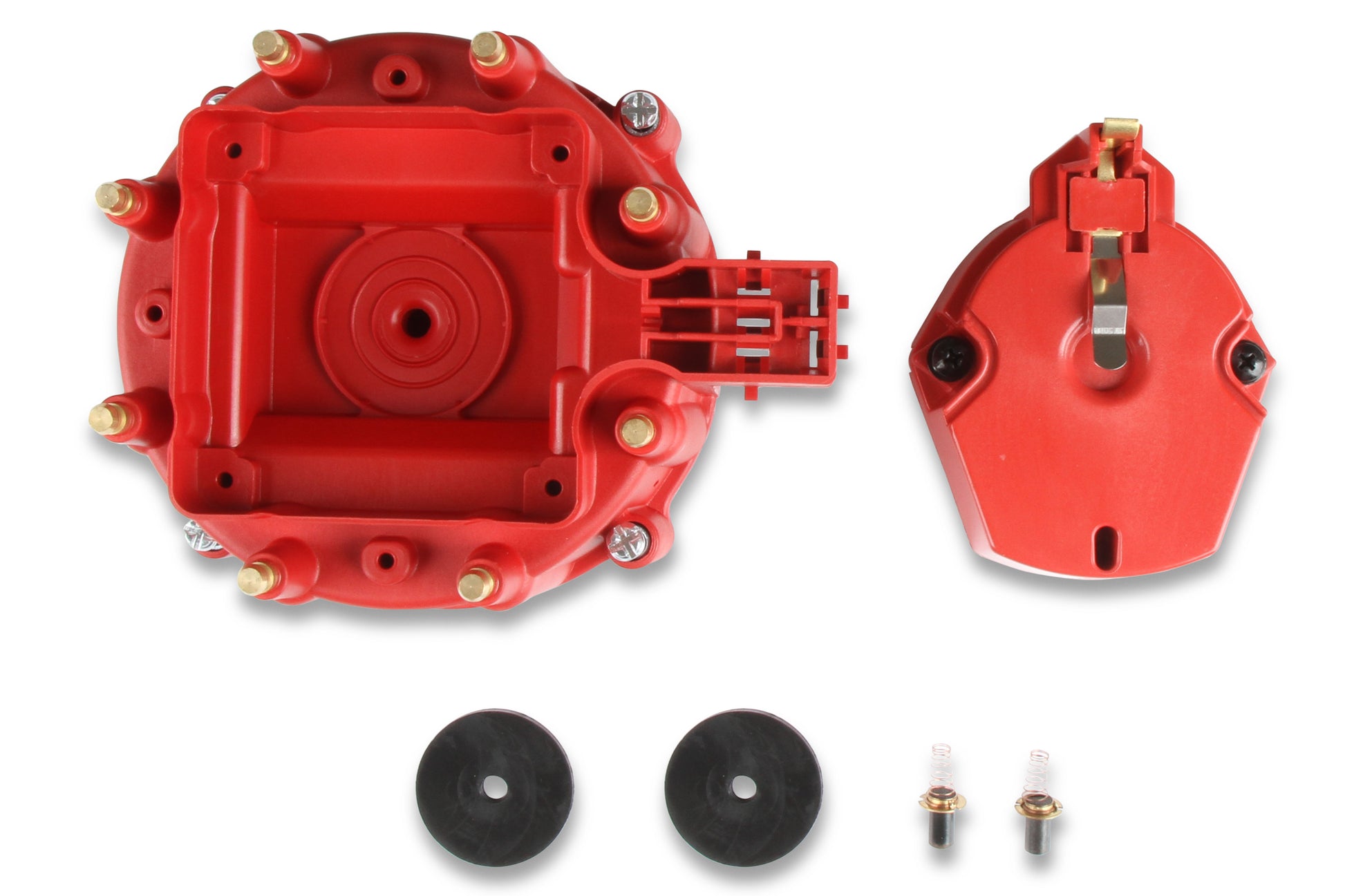 MSD Distributor Cap and Rotor - GM HEI - Red by MSD