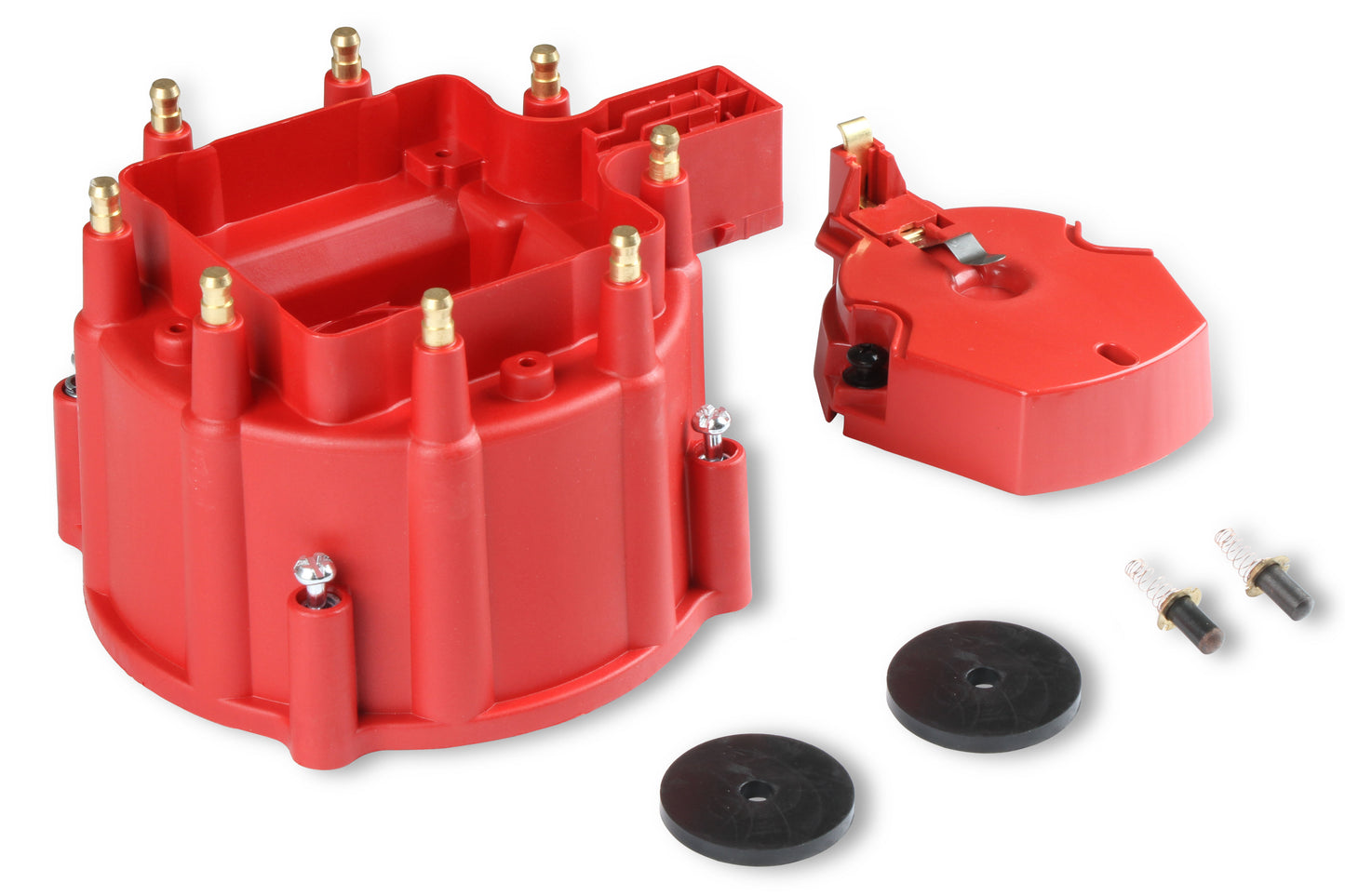 MSD Distributor Cap and Rotor - GM HEI - Red by MSD