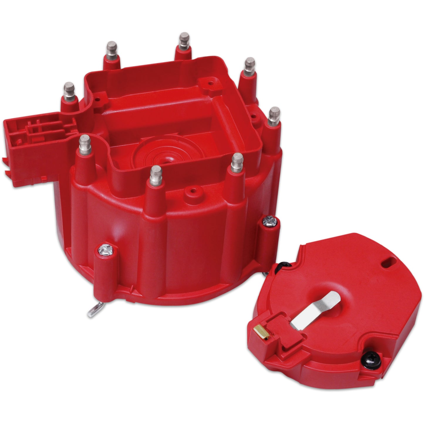 MSD Distributor Cap and Rotor - GM HEI - Red by MSD