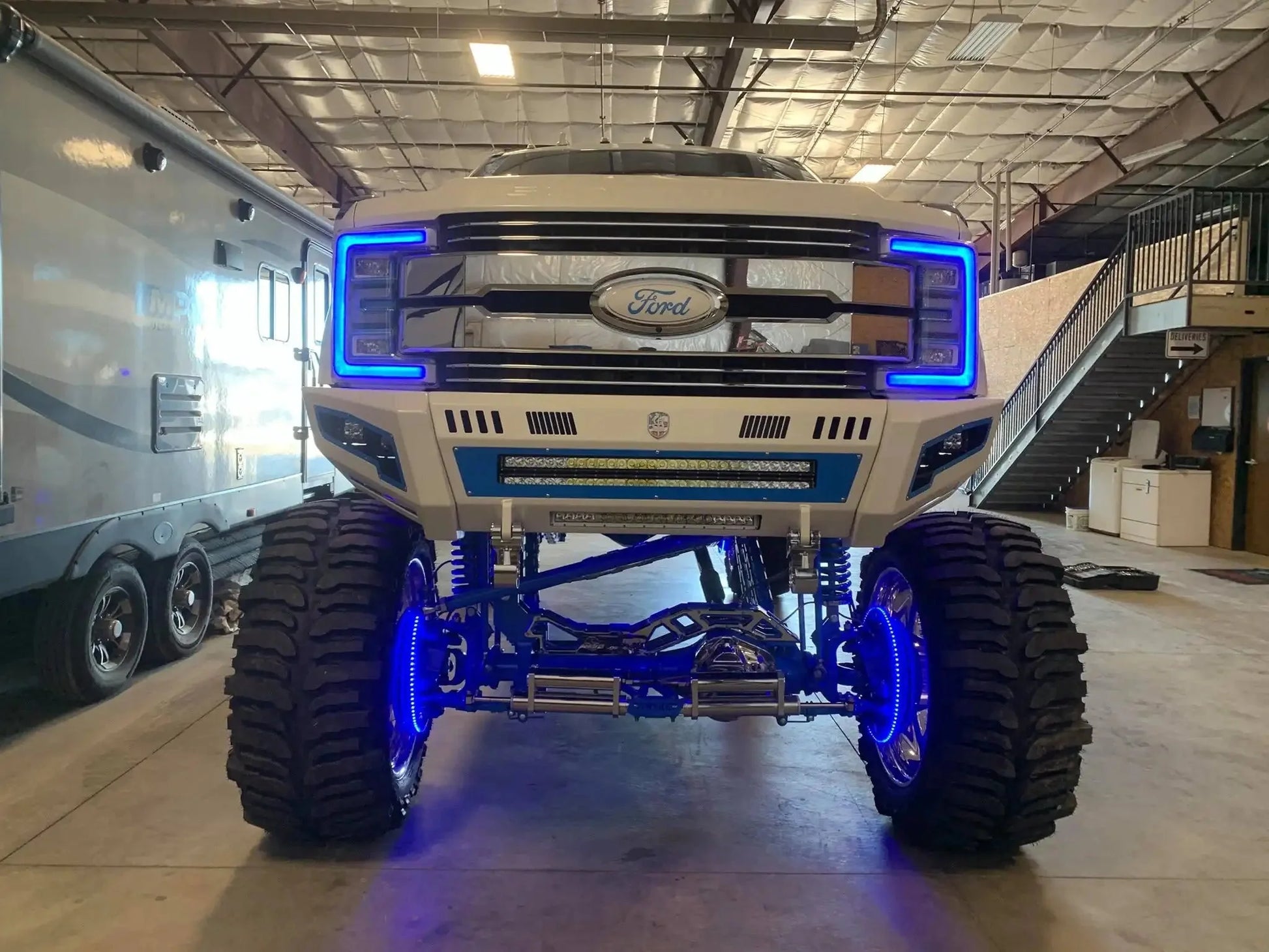 ORACLE Lighting 2017-2019 Ford F-250 /F-350 Superduty ColorSHIFT Headlight DRL Upgrade Kit by ORACLE Lighting
