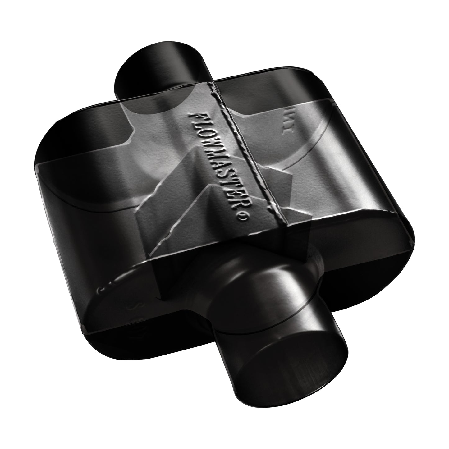 Super 10 Series Stainless Steel - 2.50 in. IN/OUT - Aggressive Sound by Flowmaster