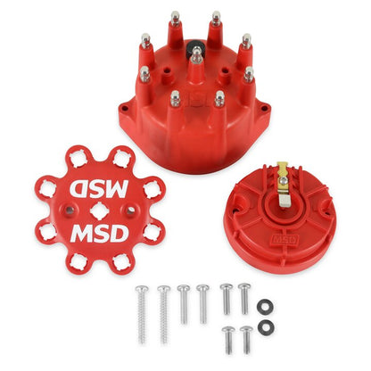 Kit contains Small Diameter MSD Cap, PN 8431 and Race Rotor, PN 8467. by MSD