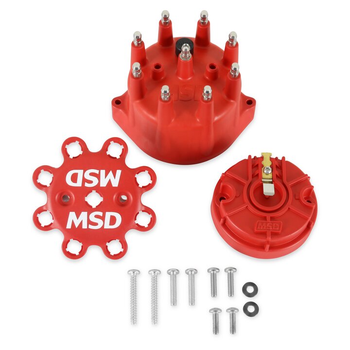 Kit contains Small Diameter MSD Cap, PN 8431 and Race Rotor, PN 8467. by MSD