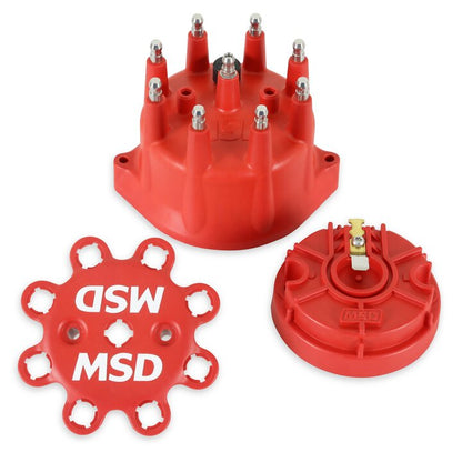 Kit contains Small Diameter MSD Cap, PN 8431 and Race Rotor, PN 8467. by MSD