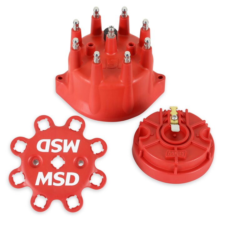 Kit contains Small Diameter MSD Cap, PN 8431 and Race Rotor, PN 8467. by MSD