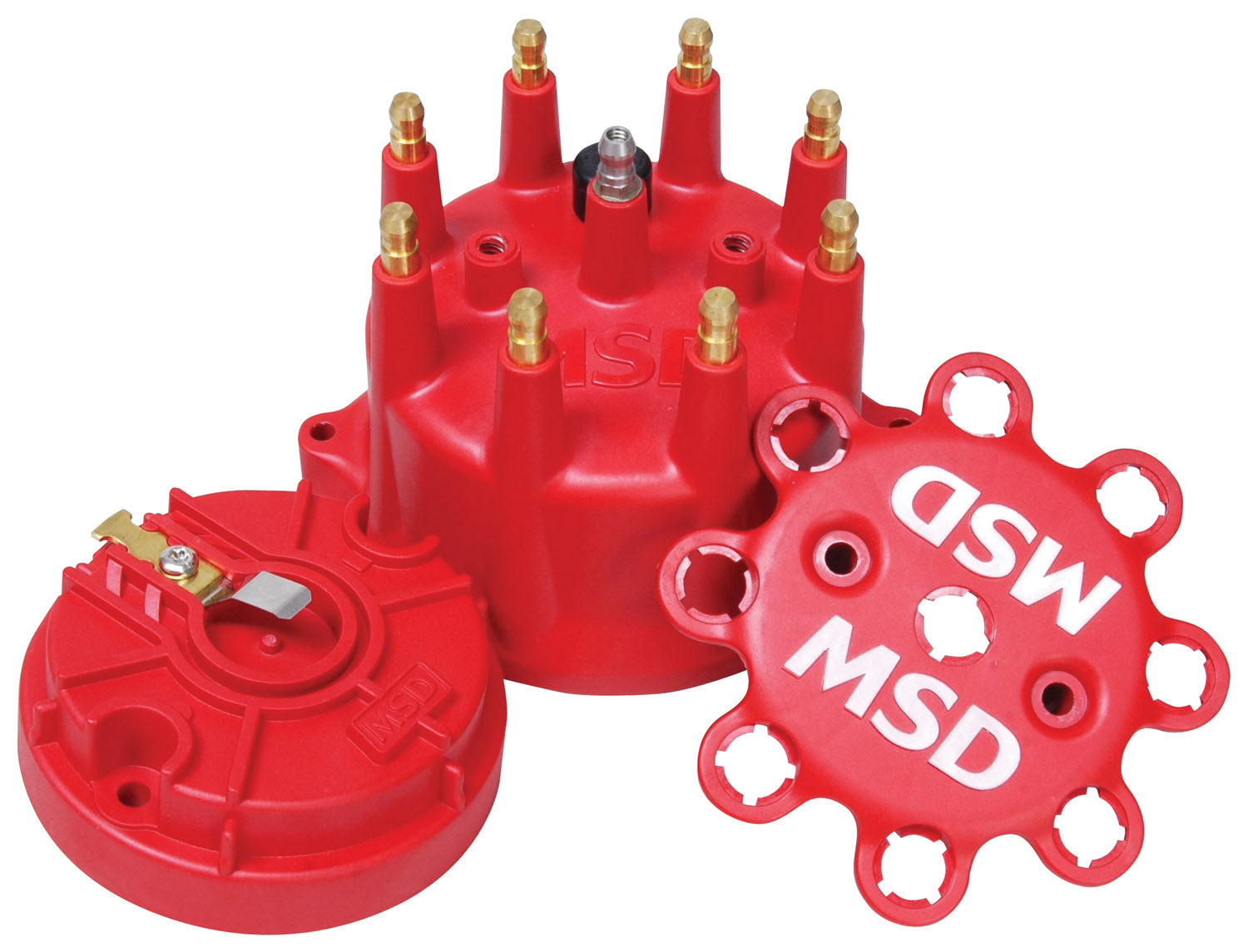 Kit contains Small Diameter MSD Cap, PN 8431 and Race Rotor, PN 8467. by MSD