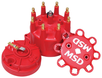 Kit contains Small Diameter MSD Cap, PN 8431 and Race Rotor, PN 8467. by MSD