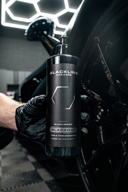 BLACKLINE® BLACKOUT TRIM & TIRE DRESSING by Blackline Car Care