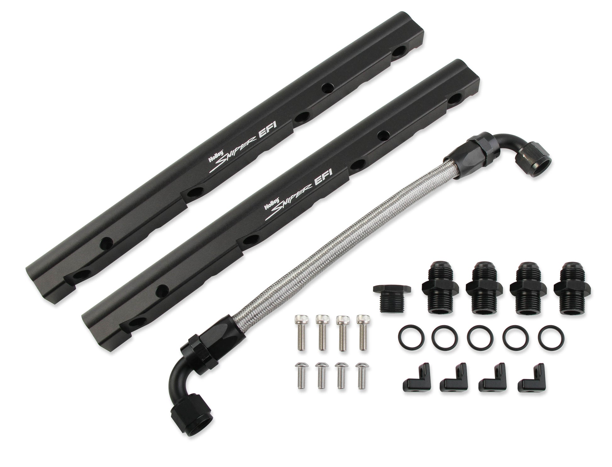 Fuel Rail Kit with Holley Sniper EFI logo for LS3 intake manifolds by Holley Sniper EFI