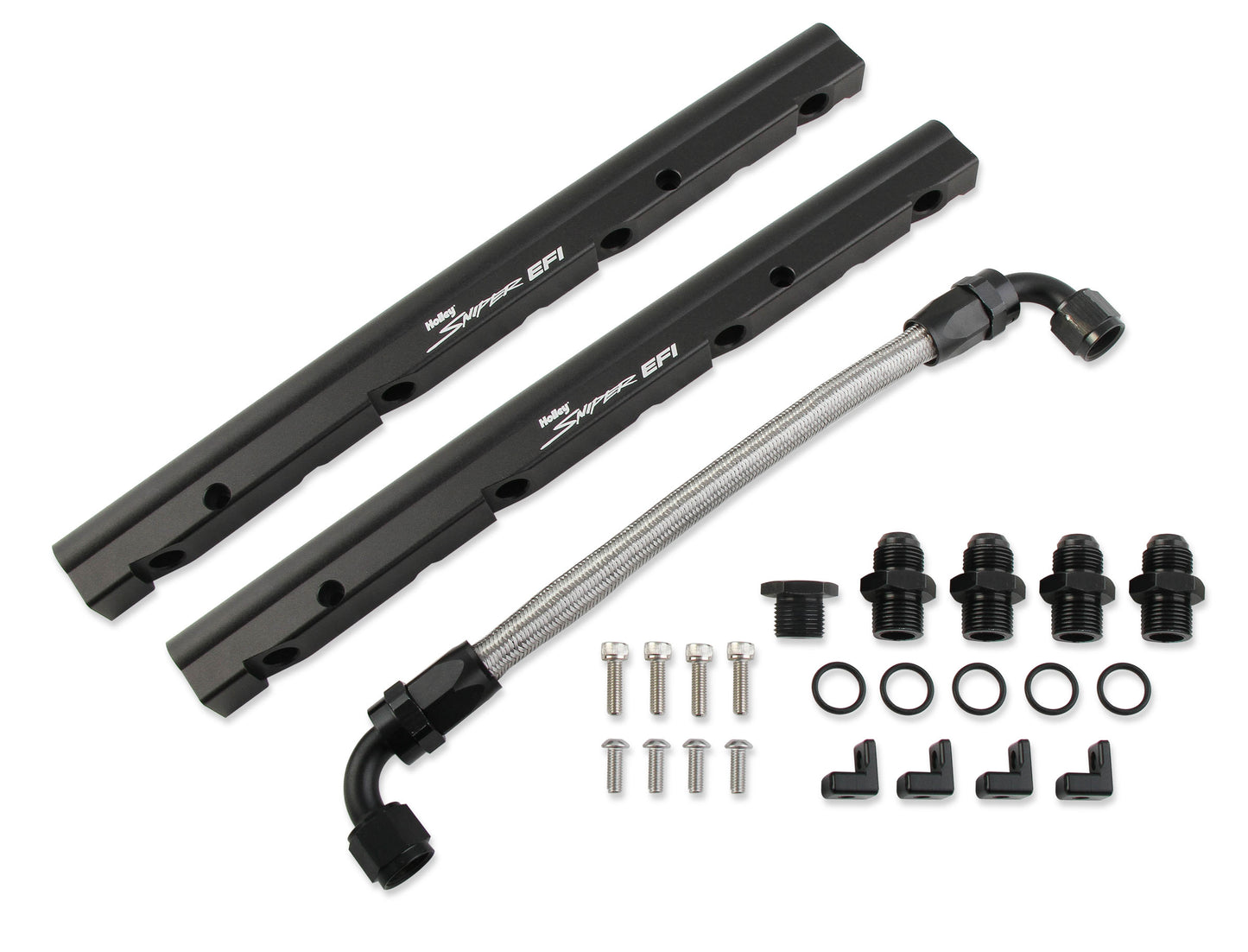Fuel Rail Kit with Holley Sniper EFI logo for LS3 intake manifolds by Holley Sniper EFI
