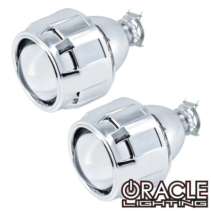 ORACLE 2.5" Bi-Xenon 70mm H1 6.1 Retrofit Projectors (Pair) w/Bezels by ORACLE Lighting