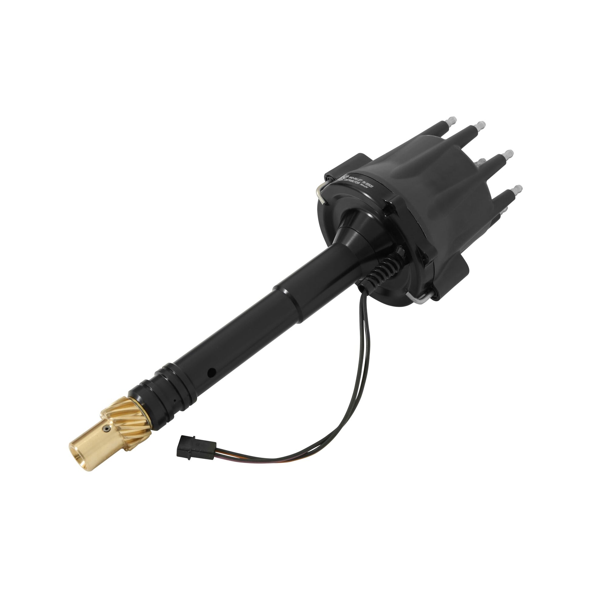 MSD Black Chevy V8 Pro-Billet Distributor w/ locked-out timing & bronze gear by MSD