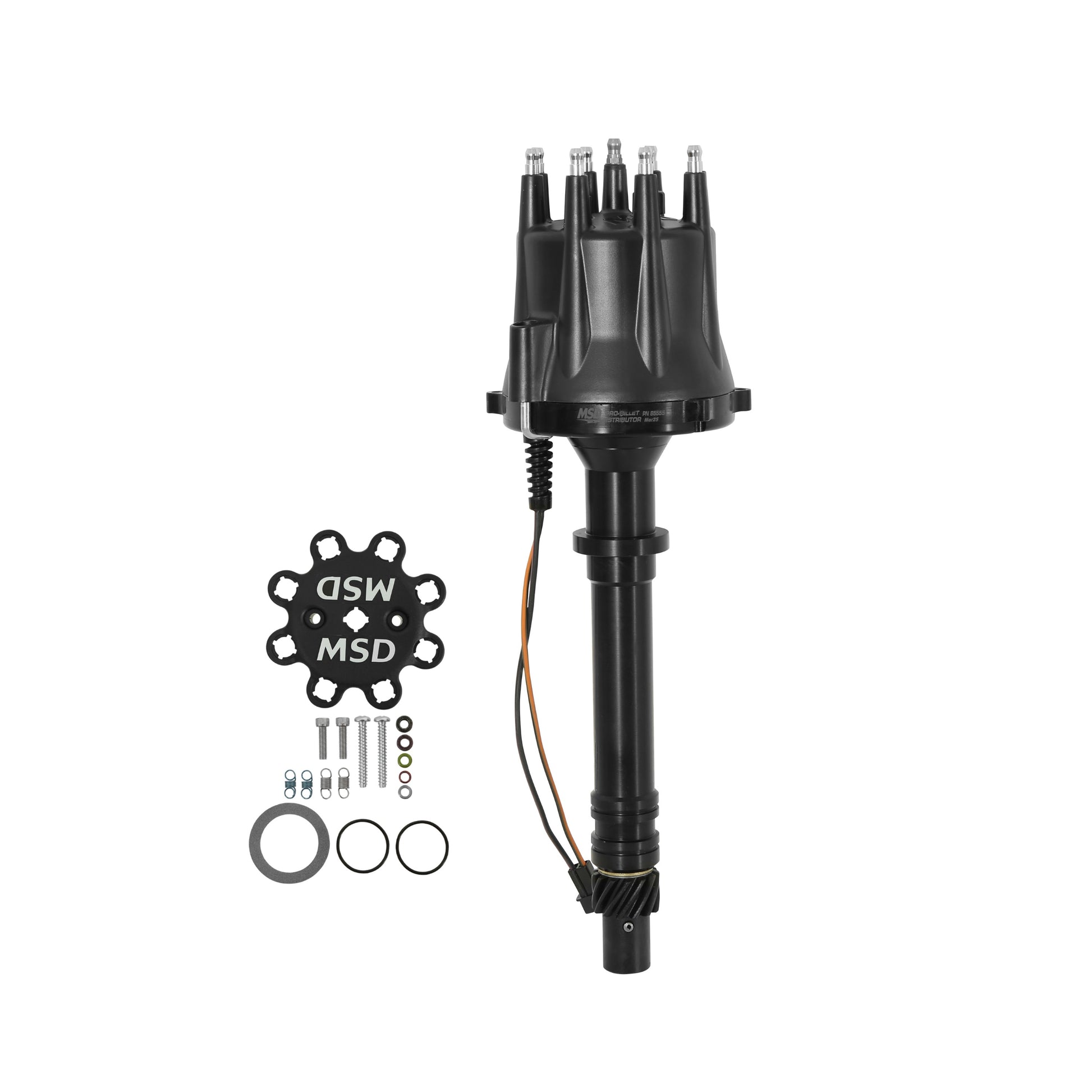 Chevy Black V8 Pro-Billet Distributor by MSD