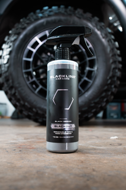 BLACKLINE® BLACKOUT TRIM & TIRE DRESSING by Blackline Car Care
