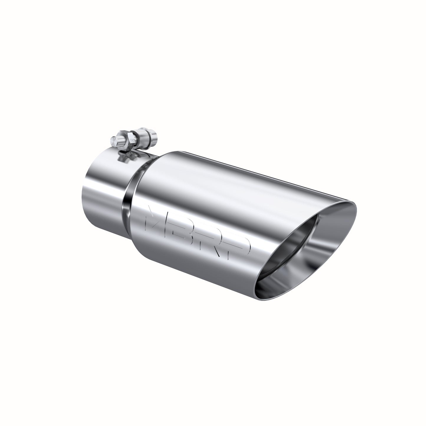 Tip. 4in. O.D.. Dual Wall Angled. 3in. inlet. 10in. length. T304. by MBRP Exhaust