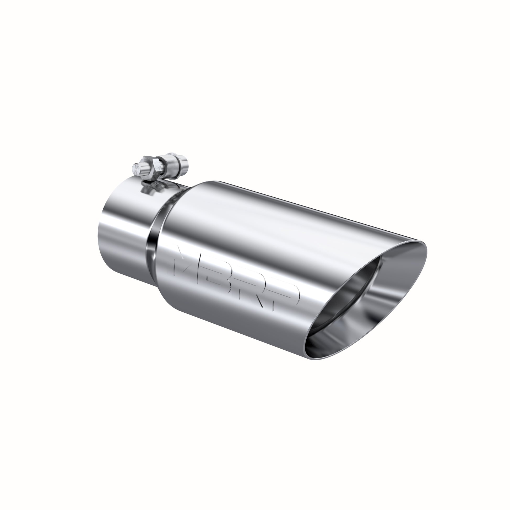Tip. 4in. O.D.. Dual Wall Angled. 3in. inlet. 10in. length. T304. by MBRP Exhaust