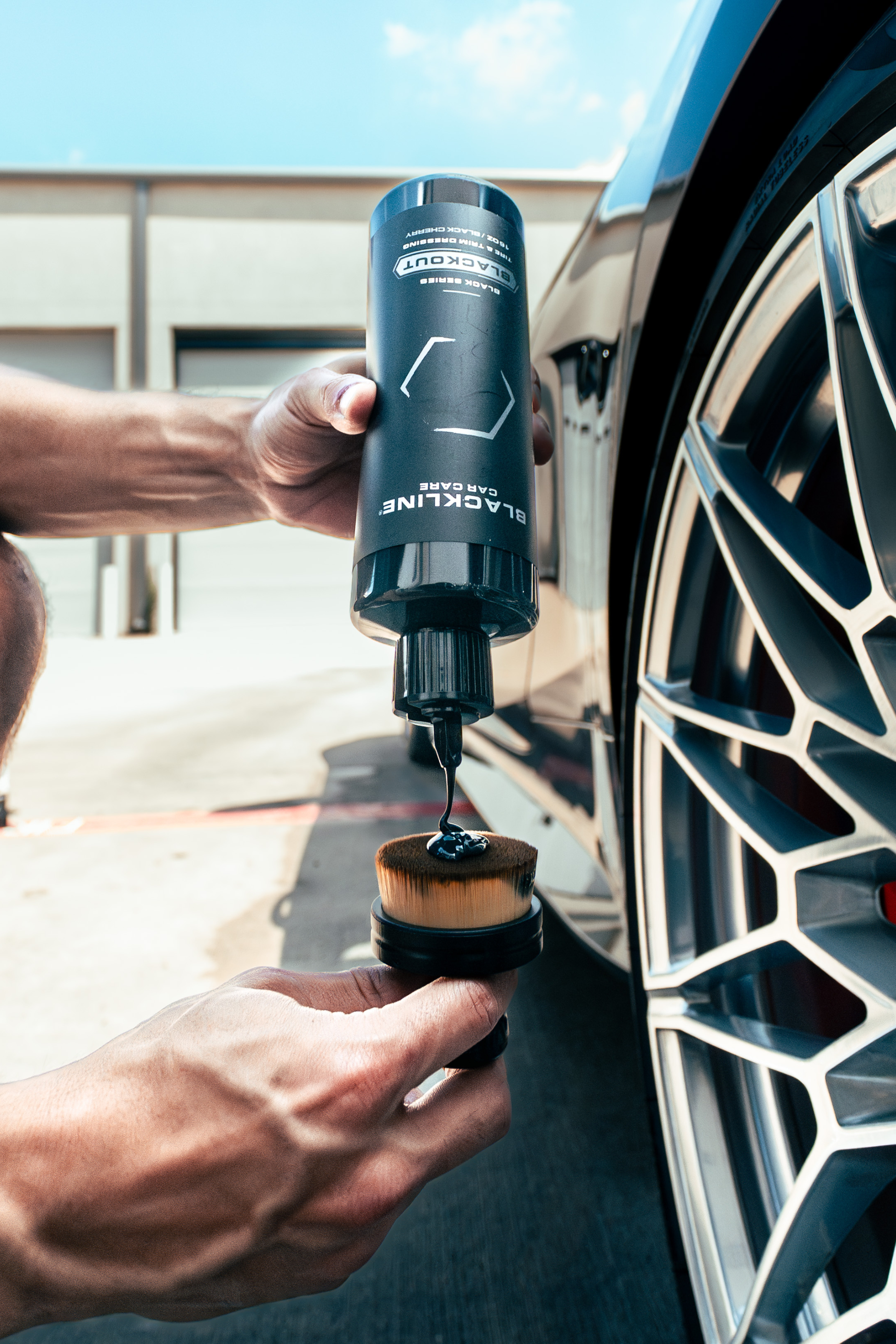 BLACKLINE® BLACKOUT TRIM & TIRE DRESSING by Blackline Car Care