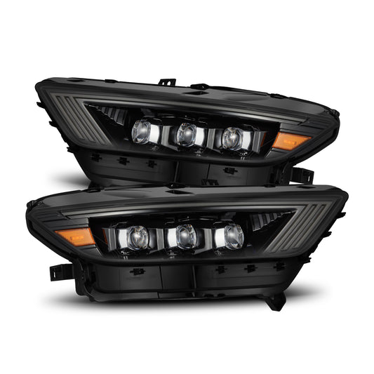 LED Projector Headlights in Alpha Black by AlphaRex