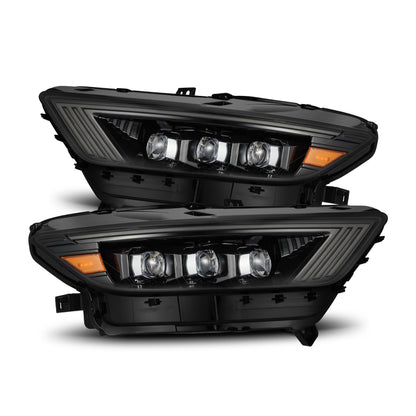 LED Projector Headlights in Alpha Black by AlphaRex