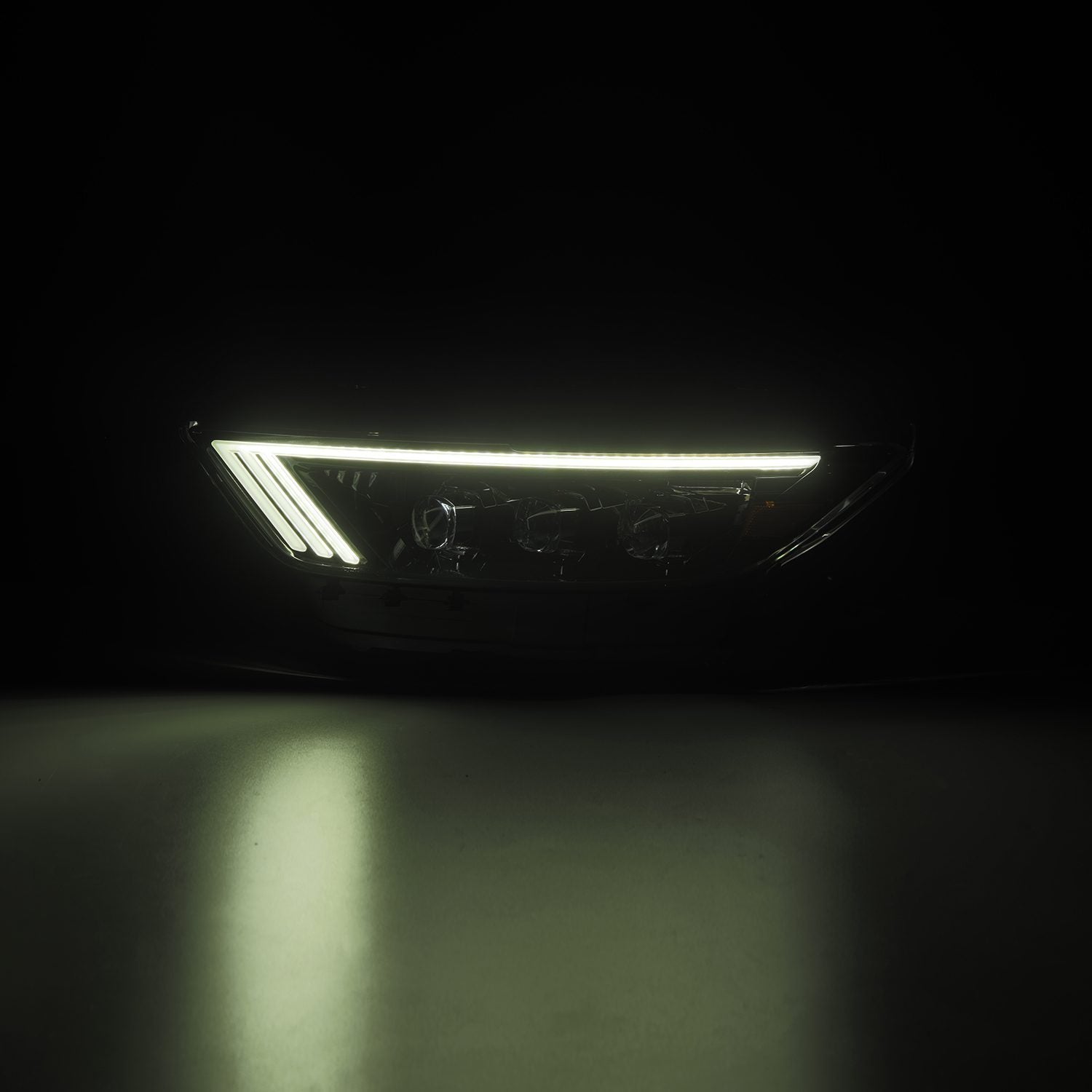 LED Projector Headlights in Alpha Black by AlphaRex