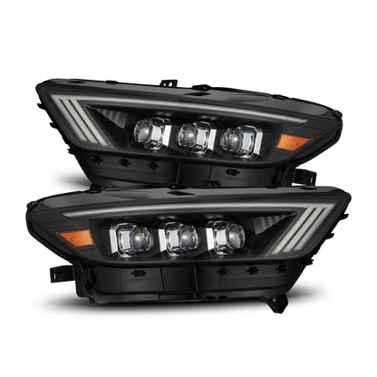 LED Projector Headlights in Black by AlphaRex