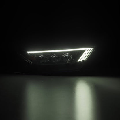 LED Projector Headlights in Black by AlphaRex
