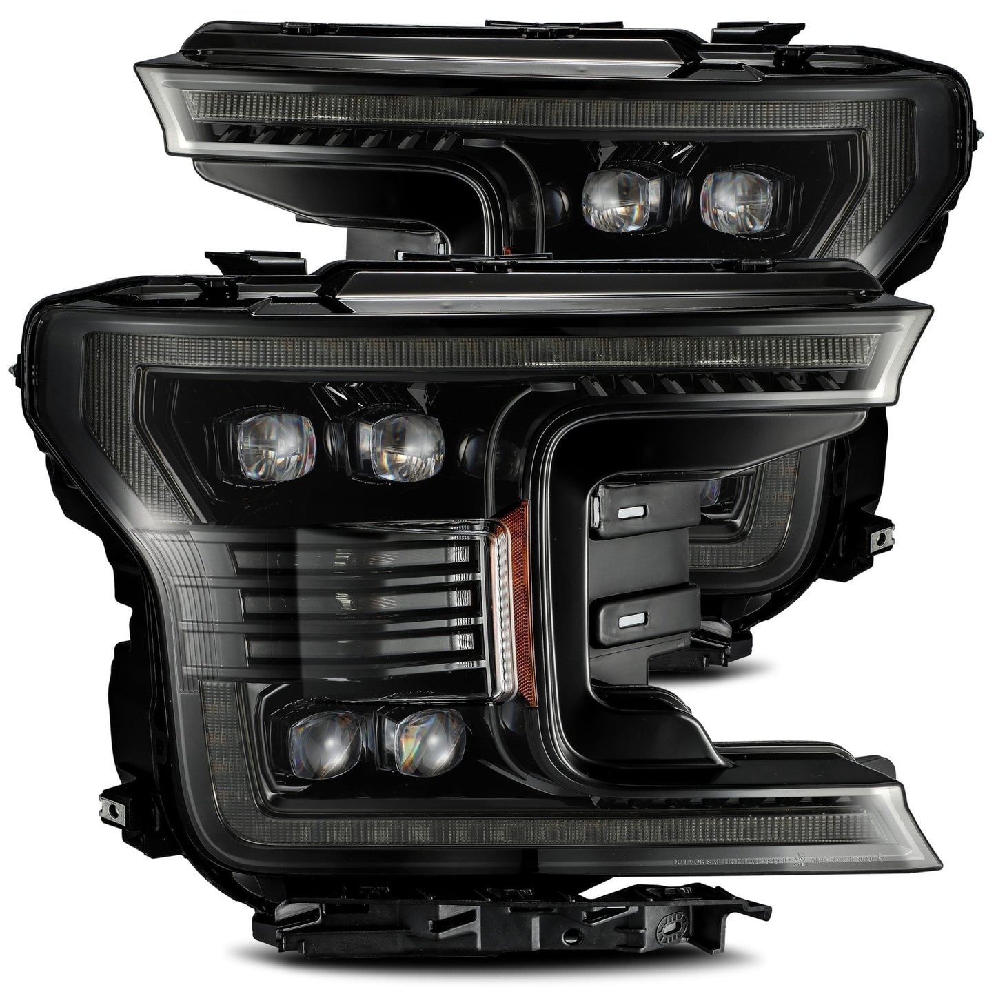 LED Projector Headlights in Alpha- Black by AlphaRex