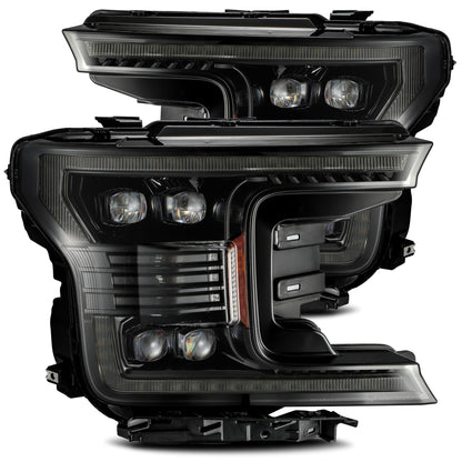 LED Projector Headlights in Alpha- Black by AlphaRex