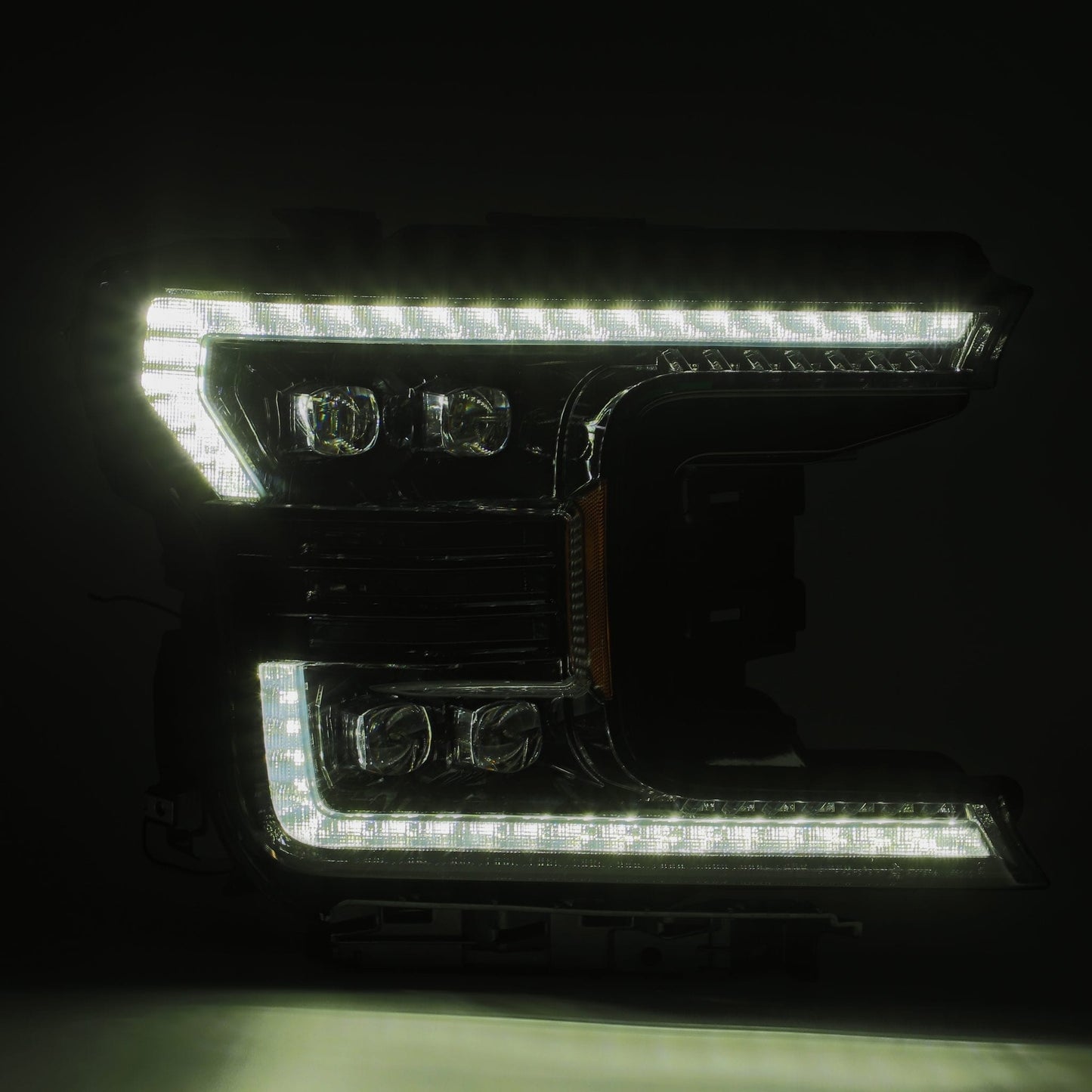 LED Projector Headlights in Alpha- Black by AlphaRex