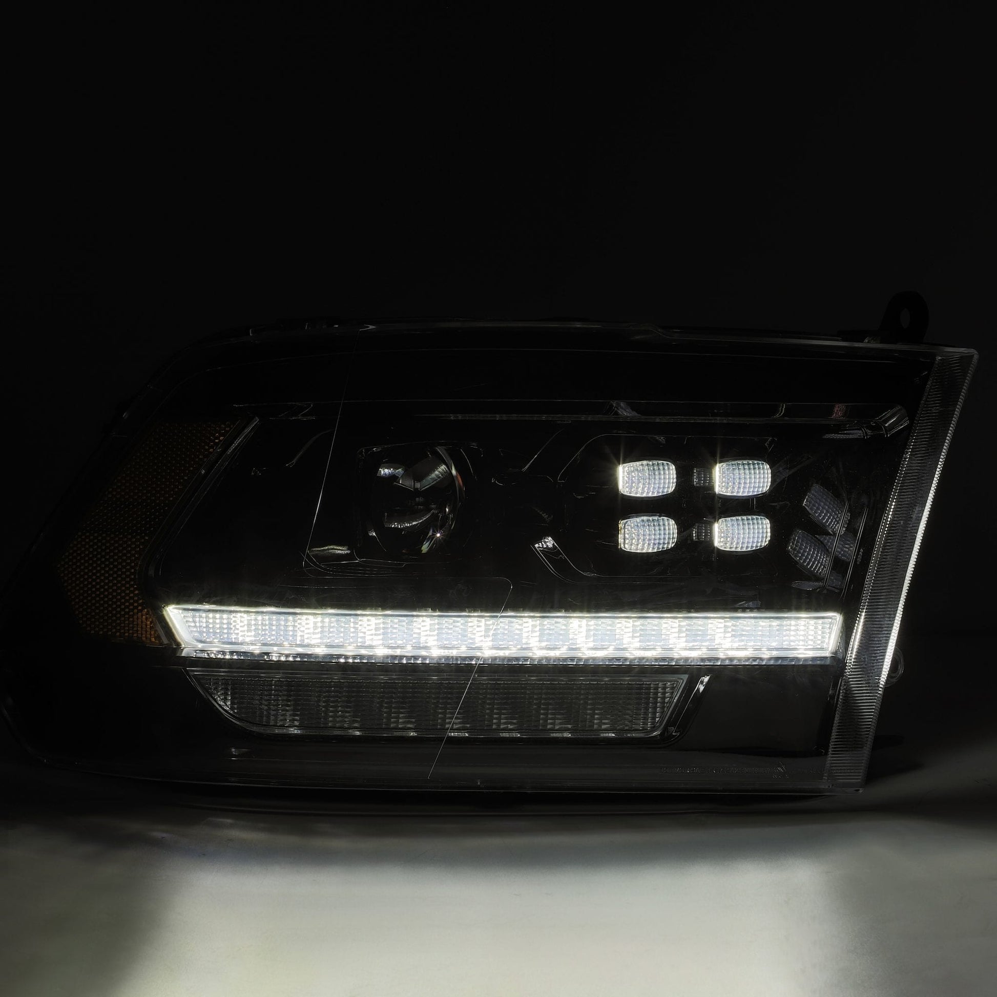 LED Projector Headlights in Alpha- Black by AlphaRex