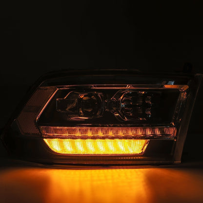 LED Projector Headlights in Alpha- Black by AlphaRex