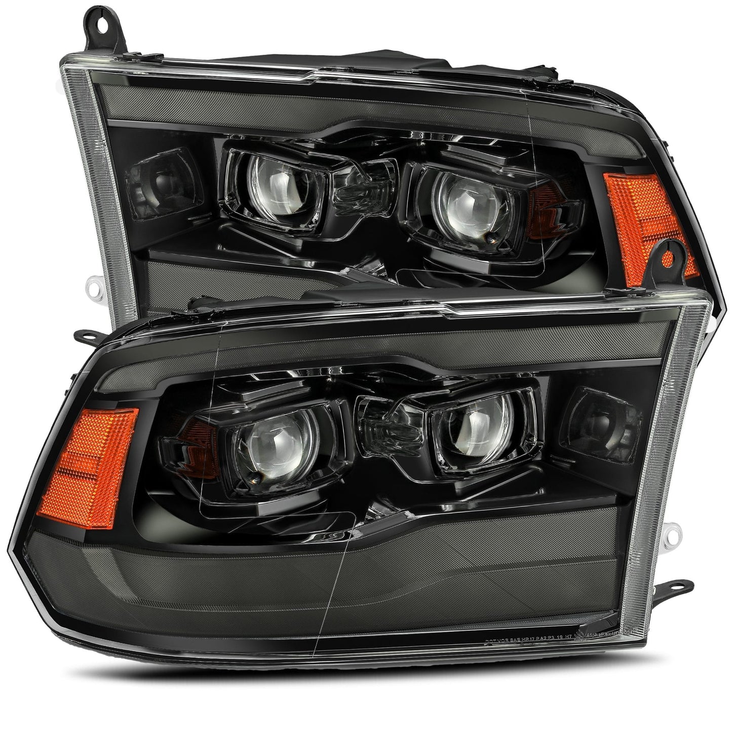 LED Projector Headlights in Alpha-Black by AlphaRex