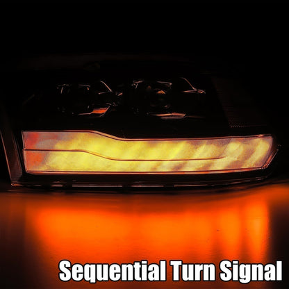 LED Projector Headlights in Alpha-Black by AlphaRex