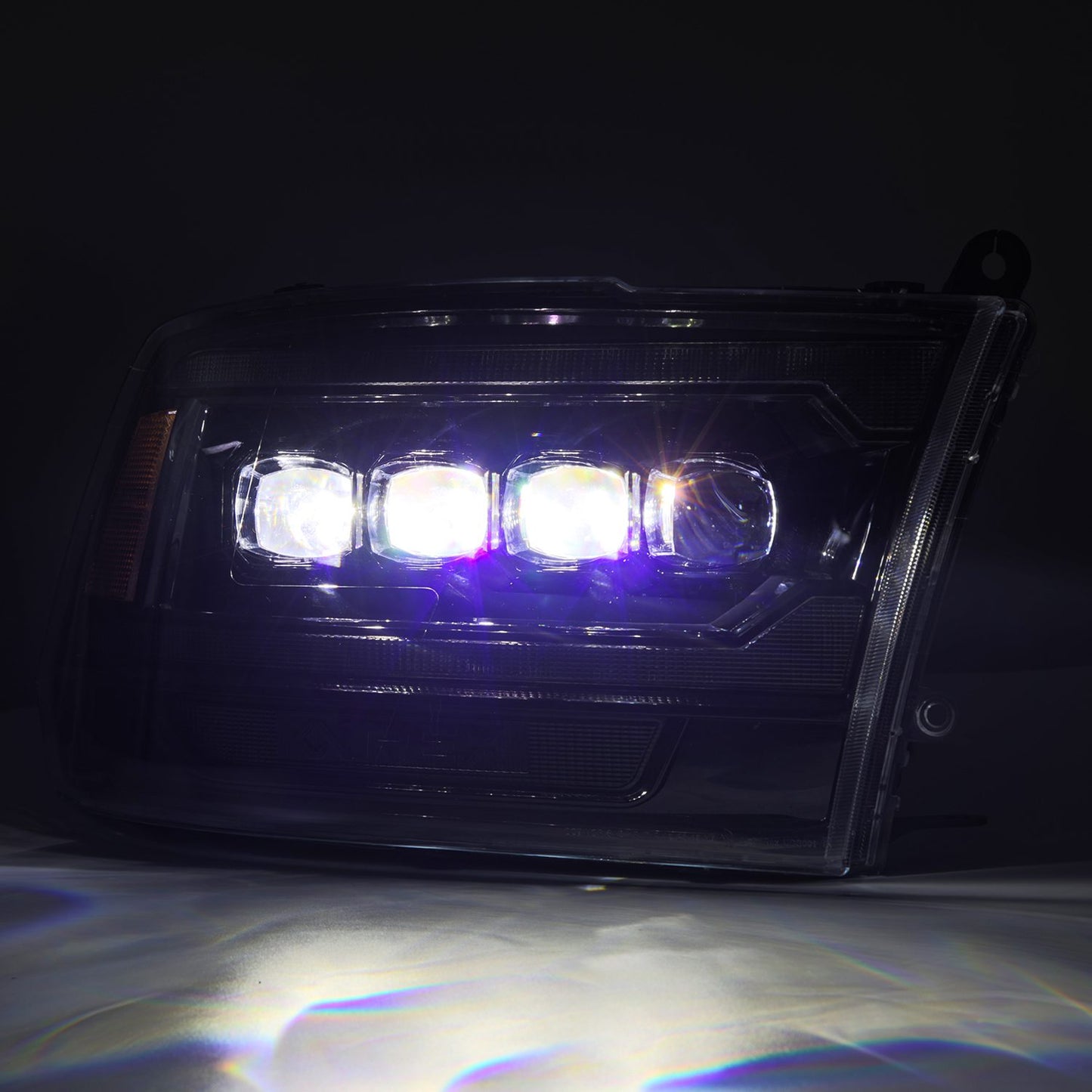 LED Projector Headlights in Alpha-Black by AlphaRex