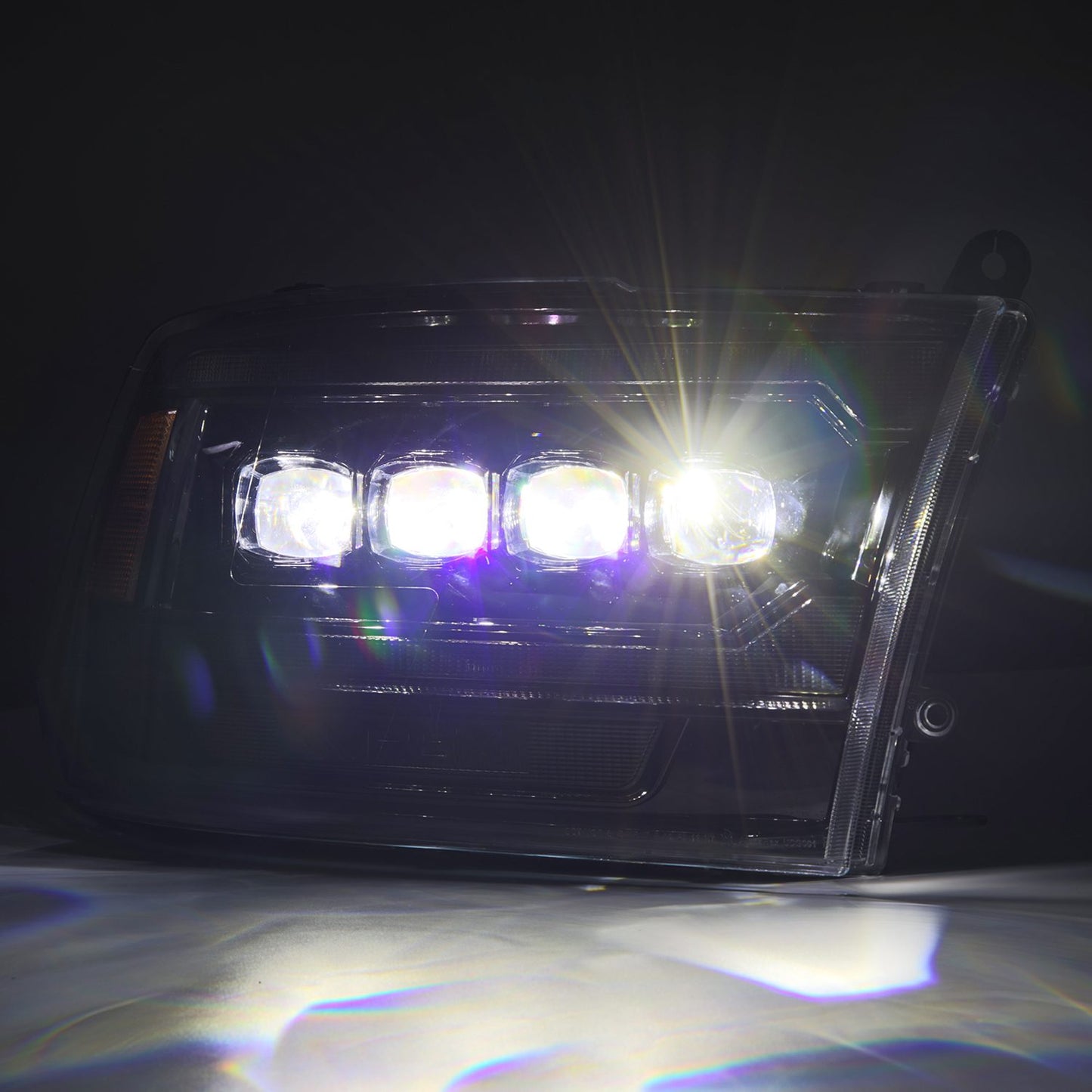 LED Projector Headlights in Alpha-Black by AlphaRex
