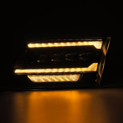 LED Projector Headlights in Alpha-Black by AlphaRex