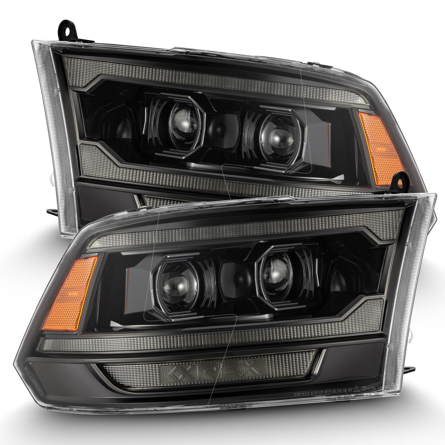 Projector Headlights Alpha- Black by AlphaRex