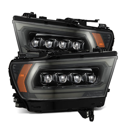LED Projector Headlights in Alpha-Black by AlphaRex