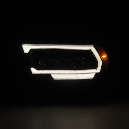 LED Projector Headlights in Alpha-Black by AlphaRex