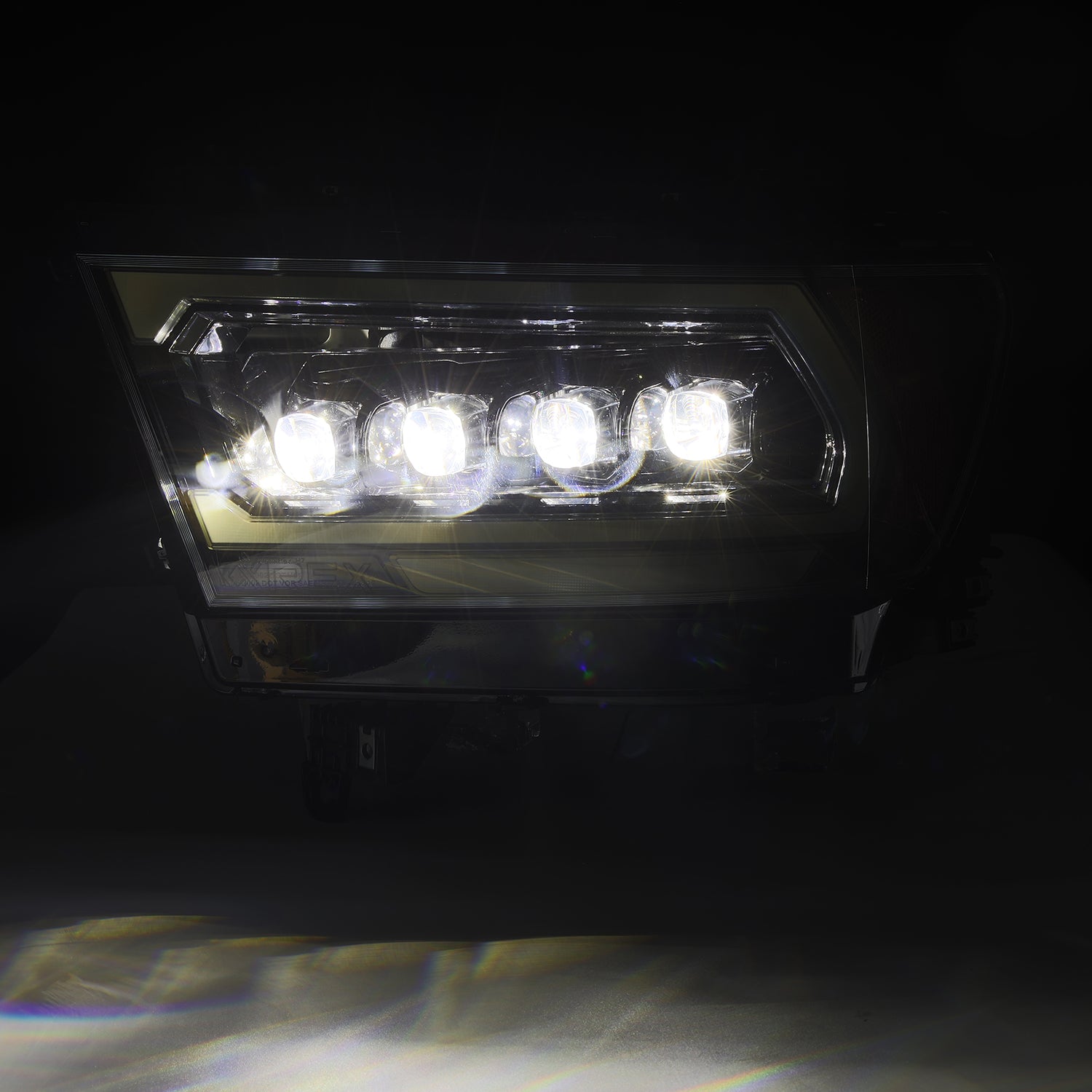 LED Projector Headlights in Alpha-Black by AlphaRex