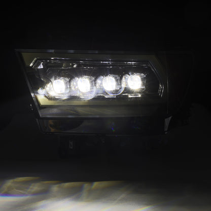 LED Projector Headlights in Alpha-Black by AlphaRex