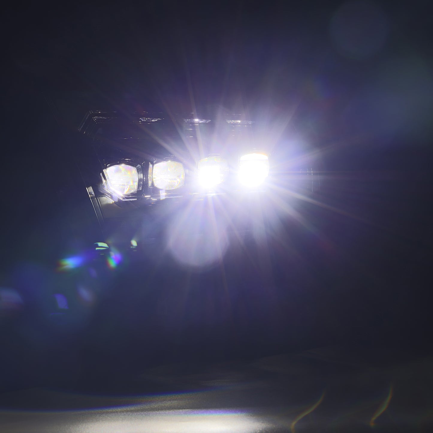LED Projector Headlights in Alpha-Black by AlphaRex