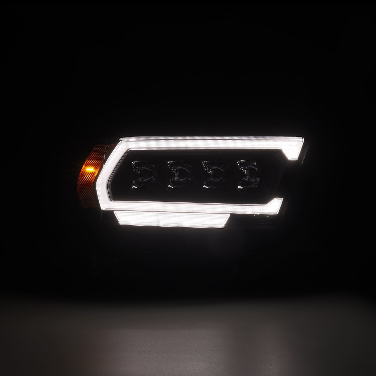 LED Projector Headlights in Black by AlphaRex