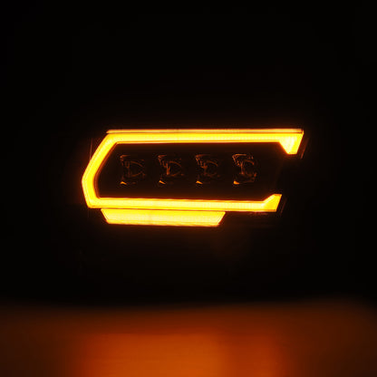LED Projector Headlights in Black by AlphaRex