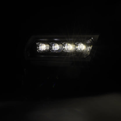 LED Projector Headlights in Black by AlphaRex