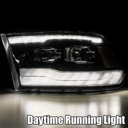Projector Headlights Plank Style Design Black by AlphaRex