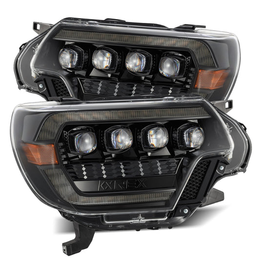 LED Projector Headlights in Alpha-Black by AlphaRex