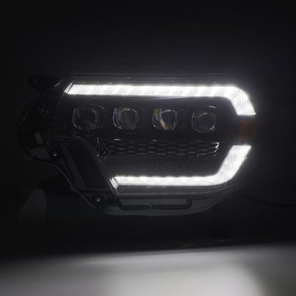 LED Projector Headlights in Alpha-Black by AlphaRex