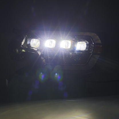 LED Projector Headlights in Alpha-Black by AlphaRex