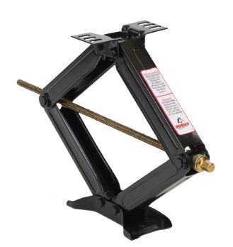 Stabilize RV Frame Man Sqr Brackets 5K Wt Cap Scissor Type Black Set Of 2 by Husky Towing
